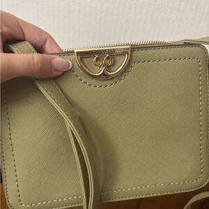 Nine West Sage Green Crossbody Bag